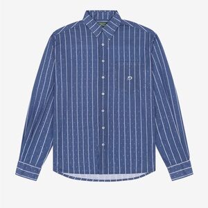 DENIM TEARS 
Oxford Mesh Button Up